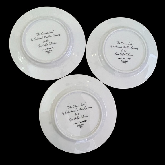 Set of 3 autographed the cabaret suite by eschenbach 8” plate I have 12 for sale - Picture 3 of 5